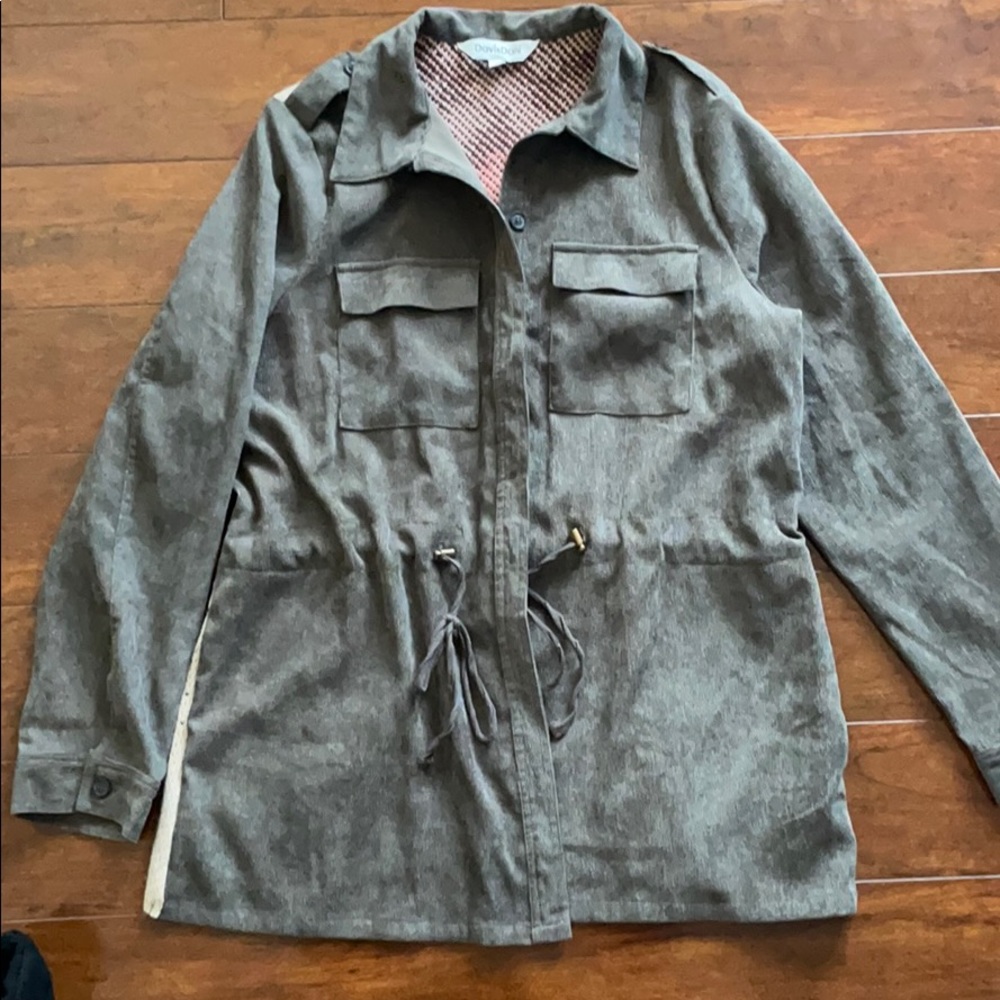 Utility Jacket - with Aztec print on back